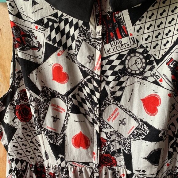 Modcloth ♥️♠️♦️Whimsy Without End Playing Card Dress 🃏♦Unavailable Anywhere! - Picture 8 of 14